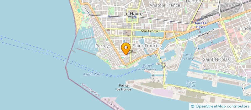 localisation de l'entreprise MADAME BENEDICTE DE CADARAN à LE HAVRE