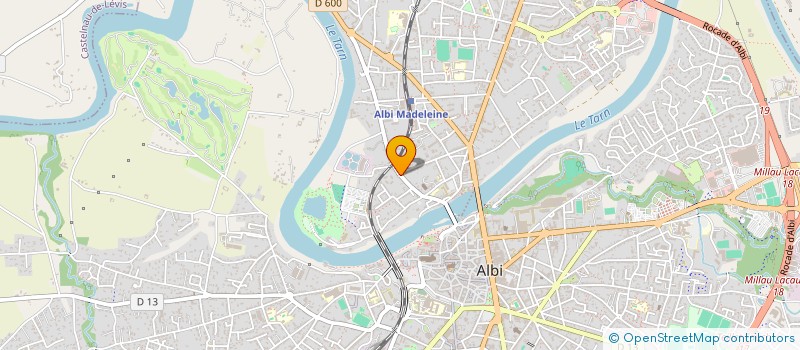 localisation de l'entreprise MADAME BENEDICTE DE LIGONDES à ALBI