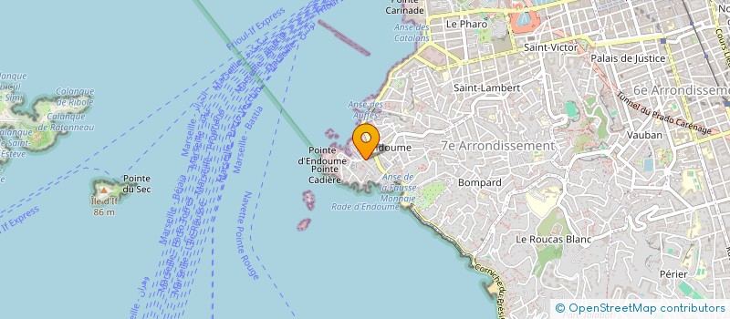 localisation de l'entreprise MADAME BENEDICTE DE POUTIER DE SONE à MARSEILLE