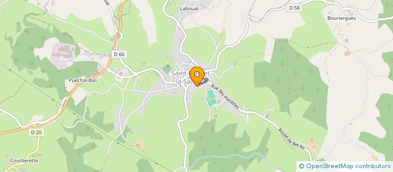 localisation de l'entreprise MADAME BENEDICTE DE SONIS à SAINT-MAMET-LA-SALVETAT