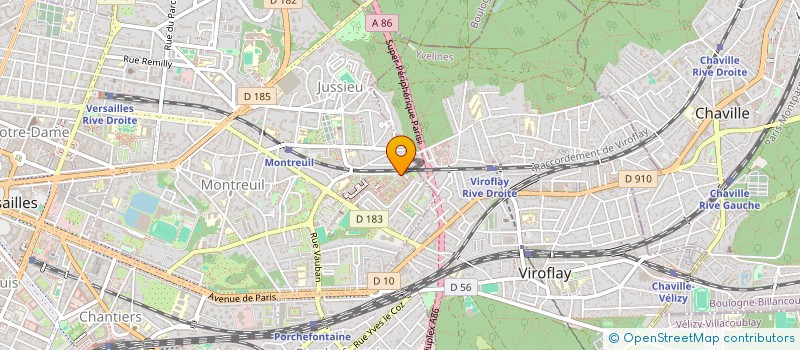 localisation de l'entreprise MADAME BENEDICTE DE VAUCORBEIL à VERSAILLES