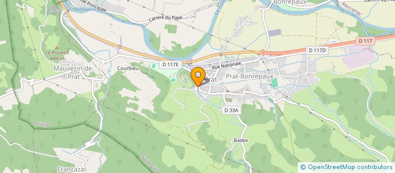localisation de l'entreprise MADAME BENEDICTE DEBAUCHE à CAZAVET