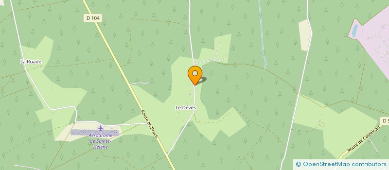 localisation de l'entreprise MADAME BENEDICTE DEFFAUX  SAINTE-HELENE