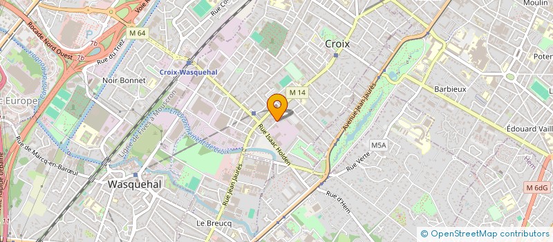localisation de l'entreprise MADAME BENEDICTE DEPREESTER à CROIX