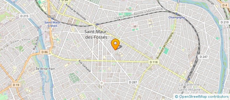 localisation de l'entreprise MADAME BENEDICTE DESOUTTER  SAINT-MAUR-DES-FOSSES