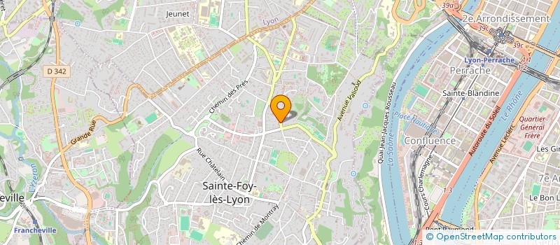 localisation de l'entreprise MADAME BENEDICTE DITISHEIM  SAINTE-FOY-LES-LYON