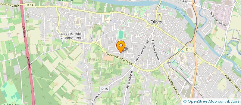 localisation de l'entreprise MADAME BENEDICTE DUCORPS à OLIVET