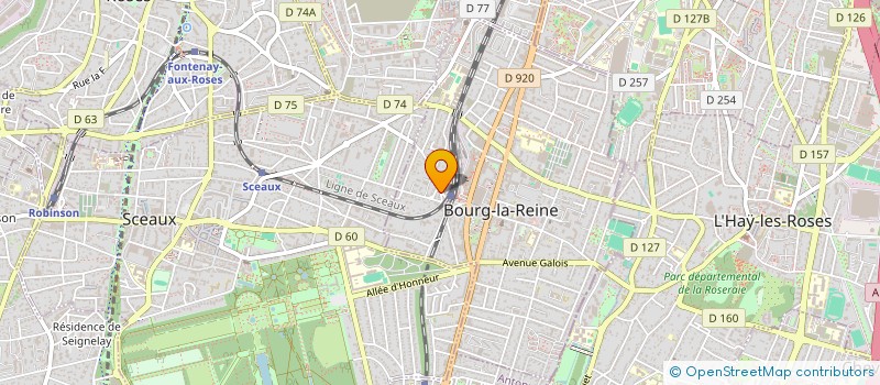 localisation de l'entreprise MADAME BENEDICTE DUCRET à BOURG-LA-REINE