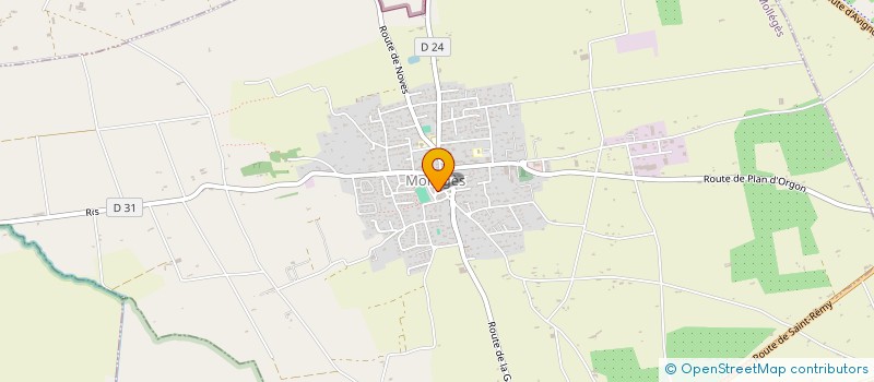 localisation de l'entreprise MADAME BENEDICTE DUHAMEL  MOLLEGES