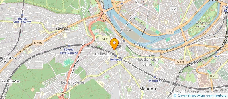 localisation de l'entreprise MADAME BENEDICTE DUMONT  MEUDON