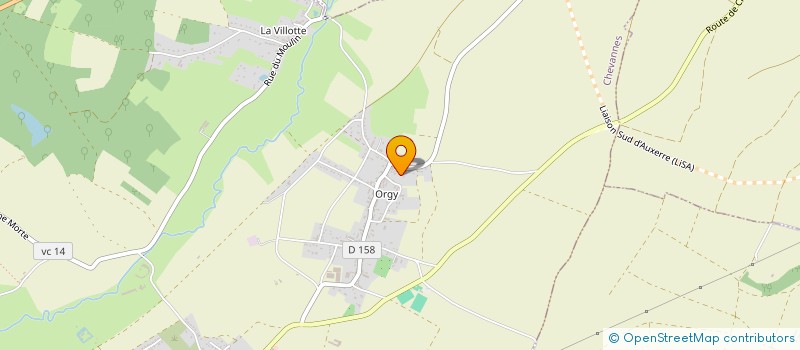 localisation de l'entreprise MADAME BENEDICTE DUPAS à CHEVANNES