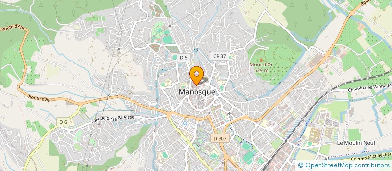 localisation de l'entreprise MADAME BENEDICTE DUPRE  MANOSQUE