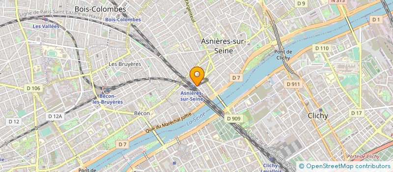 localisation de l'entreprise MADAME BENEDICTE DUPUY à ASNIERES-SUR-SEINE