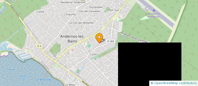 localisation de l'entreprise MADAME BENEDICTE DURIEU  ANDERNOS-LES-BAINS