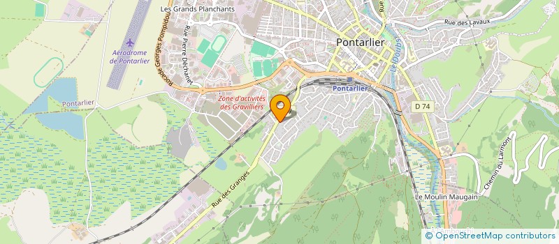 localisation de l'entreprise MADAME BENEDICTE DUROY DE BRUIGNAC  PONTARLIER