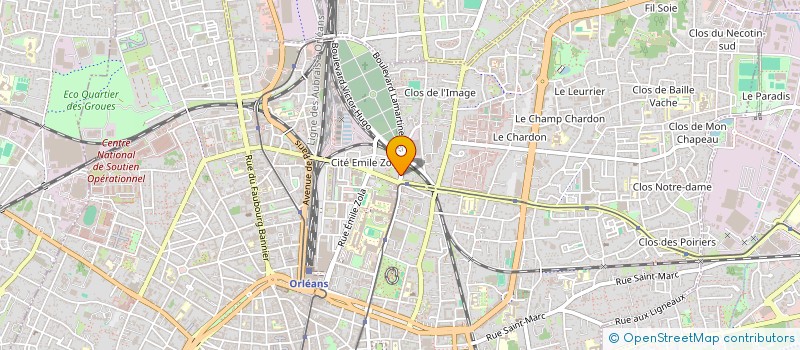 localisation de l'entreprise MADAME BENEDICTE EKENGA à ORLEANS