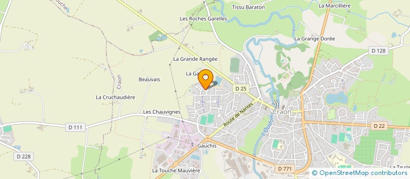 localisation de l'entreprise MADAME BENEDICTE ESNAULT à CRAON