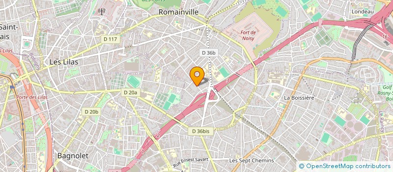 localisation de l'entreprise MADAME BENEDICTE FABIEN à ROMAINVILLE