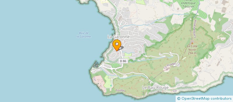 localisation de l'entreprise MADAME BENEDICTE FABRE  LA VALETTE-DU-VAR