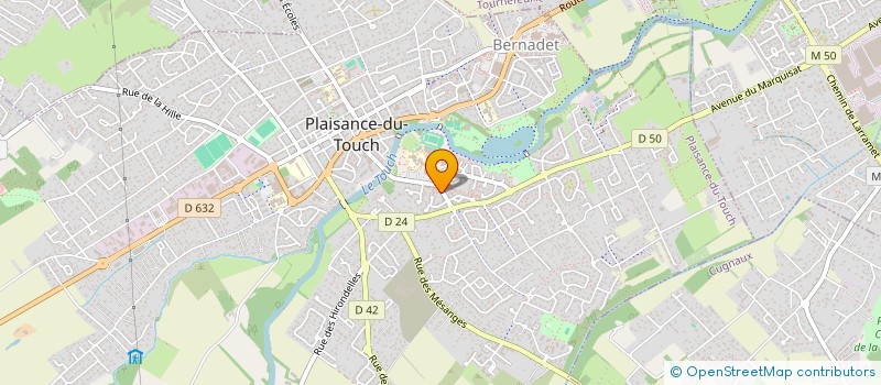 localisation de l'entreprise MADAME BENEDICTE FERRARI à PLAISANCE DU TOUCH
