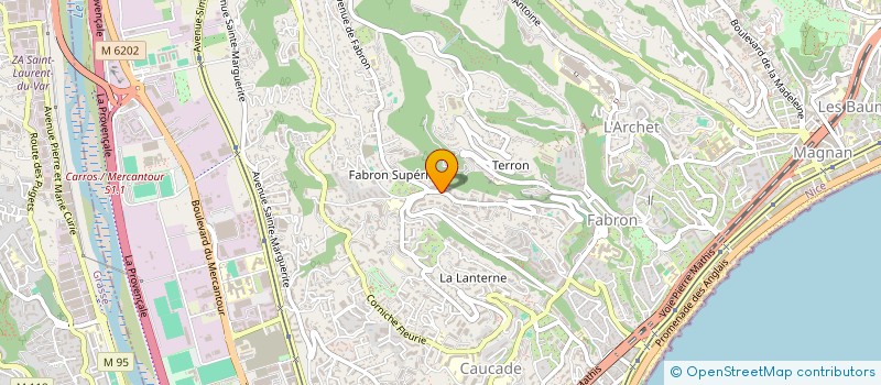 localisation de l'entreprise MADAME BENEDICTE FEVRIER à NICE