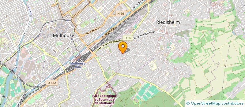 localisation de l'entreprise MADAME BENEDICTE FILLINGER  RIEDISHEIM