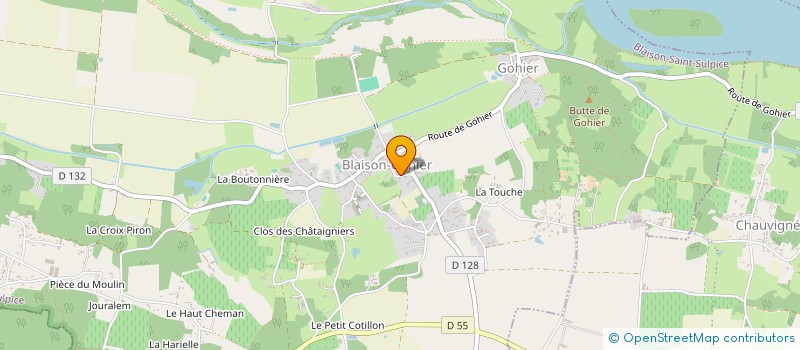 localisation de l'entreprise MADAME BENEDICTE FILLION  BLAISON-SAINT-SULPICE