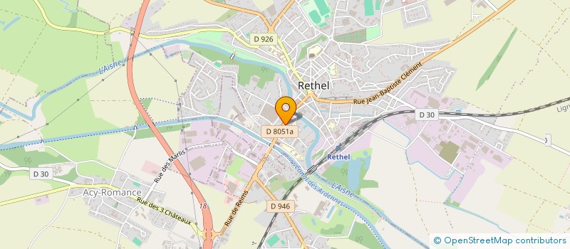 localisation de l'entreprise MADAME BENEDICTE FONTAINE  SAULT-LES-RETHEL