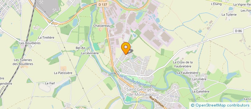 localisation de l'entreprise MADAME BENEDICTE FOUCHARD à MONTAIGU-VENDEE