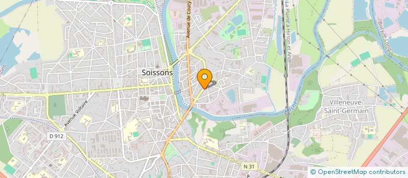 localisation de l'entreprise MADAME BENEDICTE FOUILLARD  SOISSONS
