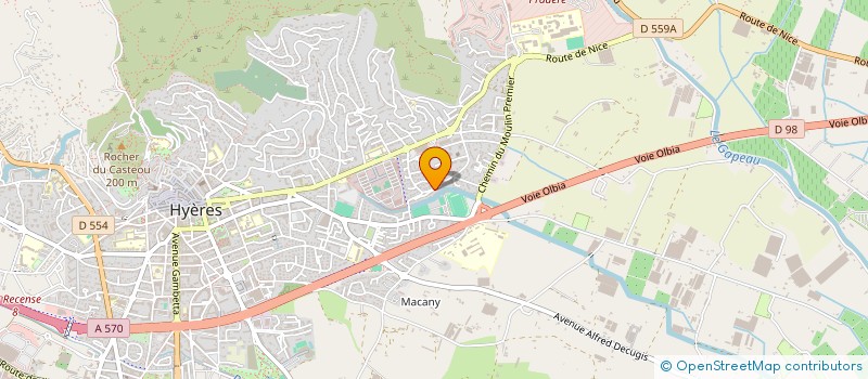 localisation de l'entreprise MADAME BENEDICTE FOURRES à HYERES