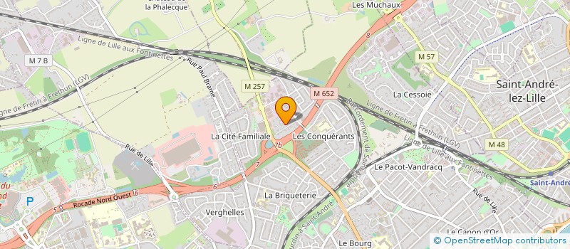 localisation de l'entreprise MADAME BENEDICTE FRYS à LAMBERSART