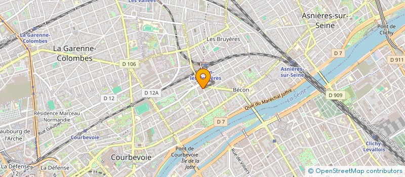 localisation de l'entreprise MADAME BENEDICTE FUND à COURBEVOIE