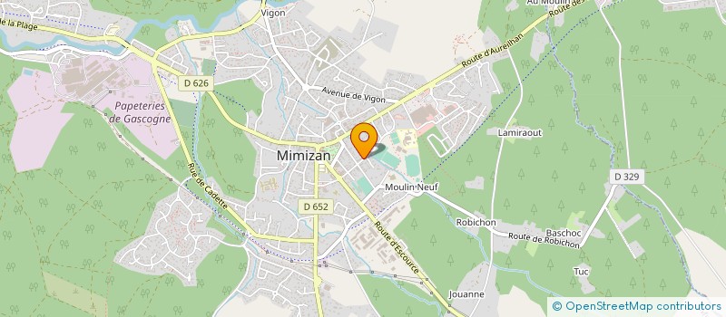 localisation de l'entreprise MADAME BENEDICTE GAZOUNAUD à MIMIZAN