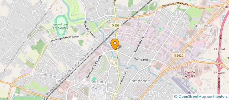 localisation de l'entreprise MADAME BENEDICTE GENOUD  MONTAUBAN