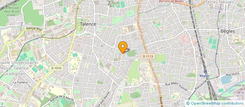 localisation de l'entreprise MADAME BENEDICTE GERNO  TALENCE