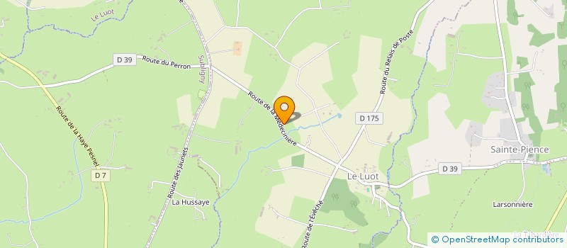 localisation de l'entreprise MADAME BENEDICTE GILLIOT  LE LUOT