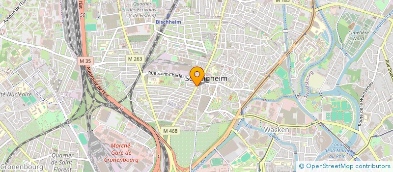 localisation de l'entreprise MADAME BENEDICTE GOILLOT à SCHILTIGHEIM