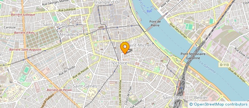 localisation de l'entreprise MADAME BENEDICTE GOISQUE à BORDEAUX