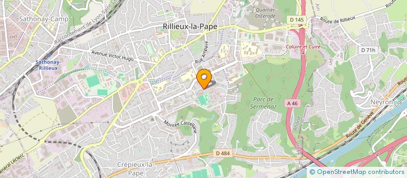 localisation de l'entreprise MADAME BENEDICTE GOLD-DALG  RILLIEUX-LA-PAPE