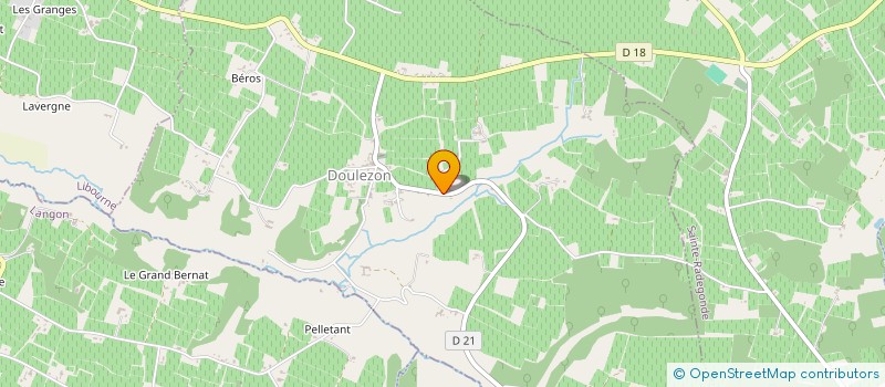 localisation de l'entreprise MADAME BENEDICTE GOMEZ  DOULEZON