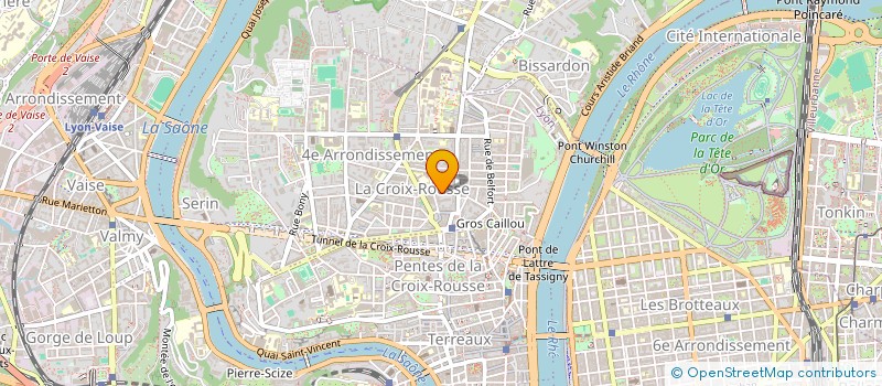 localisation de l'entreprise MADAME BENEDICTE GOUIN à LYON