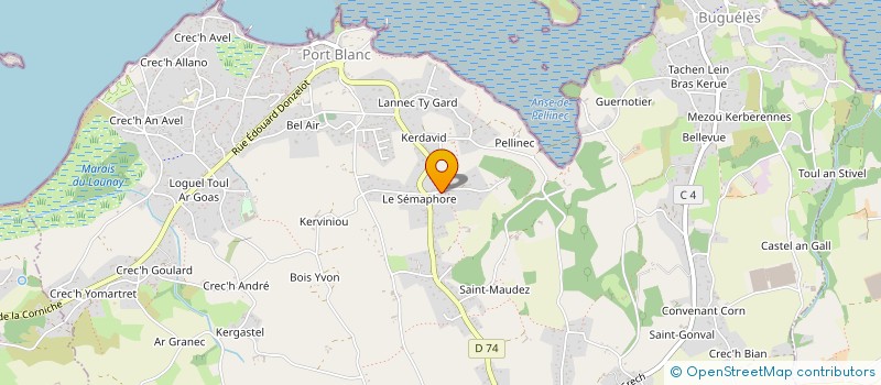 localisation de l'entreprise MADAME BENEDICTE GOURAND à PENVENAN