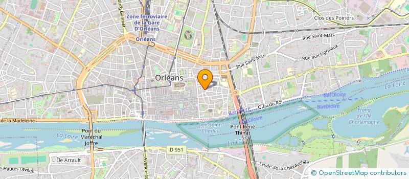 localisation de l'entreprise MADAME BENEDICTE GREFFARD à ORLEANS