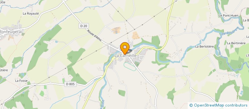 localisation de l'entreprise MADAME BENEDICTE GRESLE à ATHIS-VAL DE ROUVRE