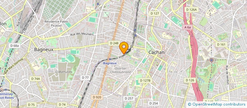 localisation de l'entreprise MADAME BENEDICTE GRIMAULT à CACHAN