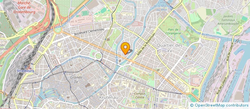 localisation de l'entreprise MADAME BENEDICTE GROFF à STRASBOURG
