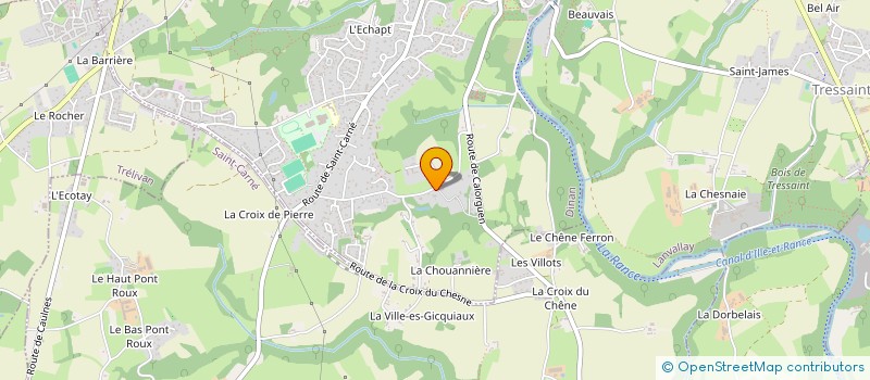 localisation de l'entreprise MADAME BENEDICTE GUERIN  MARTINVAST