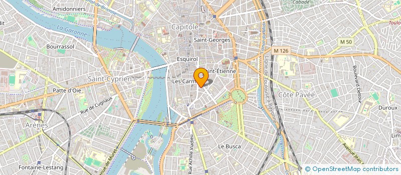 localisation de l'entreprise MADAME BENEDICTE GUETTARD  TOULOUSE