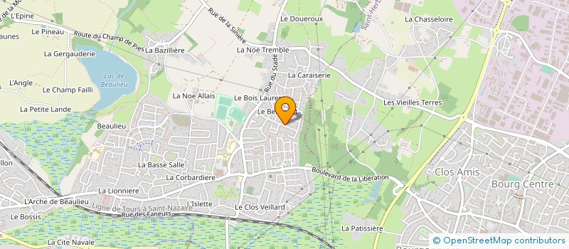 localisation de l'entreprise MADAME BENEDICTE GUIBERT à COUERON